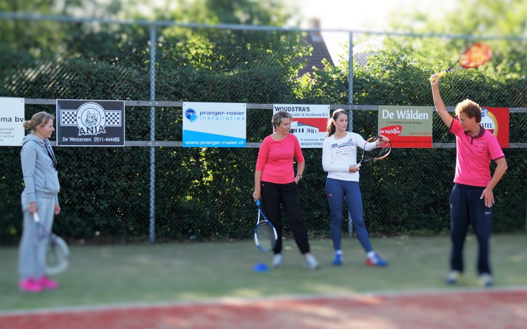 Korting voor twee actie Tennisschool Lucardie